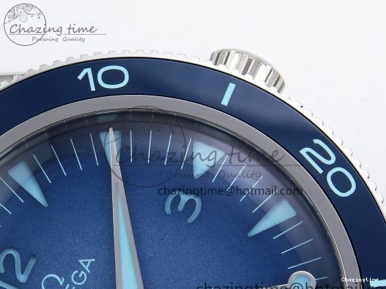 0308 Seamaster 300 Heritage VSF 1:1 Best Edition Blue Dial on SS Bracelet A8912 Super Clone Packable 7716